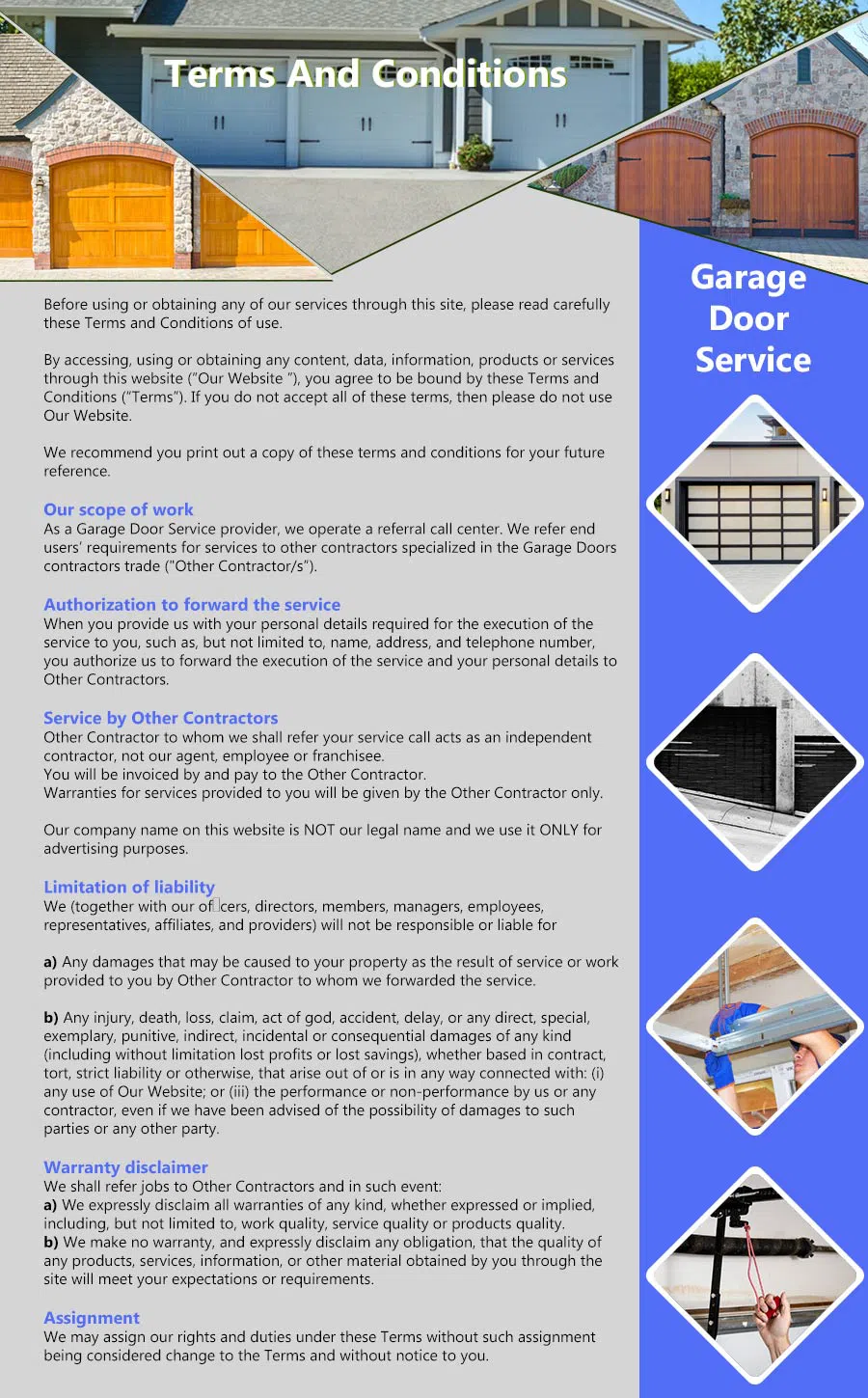 Metro Garage Door Service Los Angeles, CA 323-539-3163